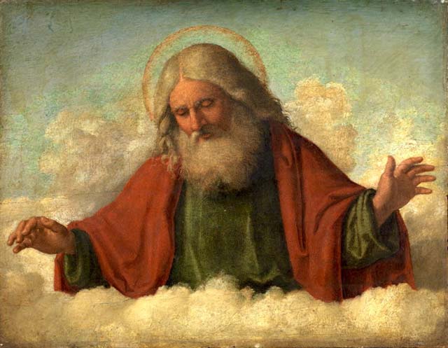 Deus, o Pai - pintura atribuída a Giovanni Battista Cima da Conegliano