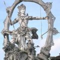 Estátua de Arjuna em Bali, Indonésia