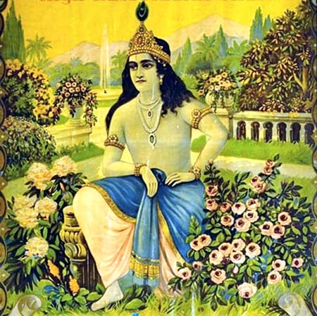 Krishna no jardim