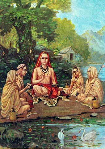 Sankaracharya - quadro de Raja Ravi Varma