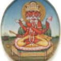 Um medalhão de Brahma