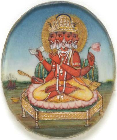 Um medalhão de Brahma